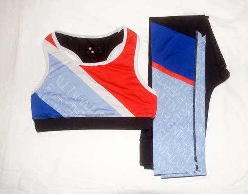 Souluxe Girls Gym Black Blue Red Sports 