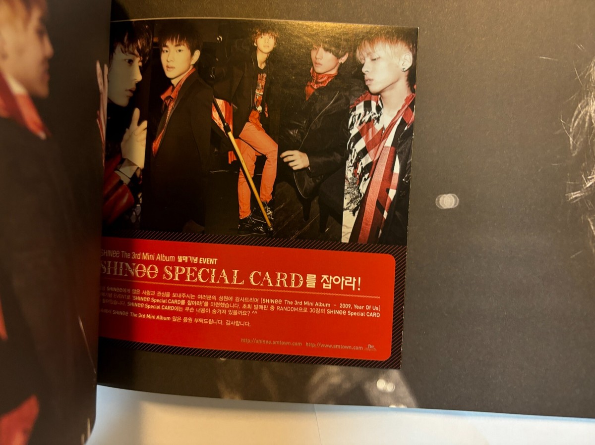 SHINee 2009, YEAR OF US 日本ライセンス 新品未開封 廃盤 SHINee - 激レア廃盤！新品日本ライセンス盤☆2009 YEAR OF US(CD+DVD