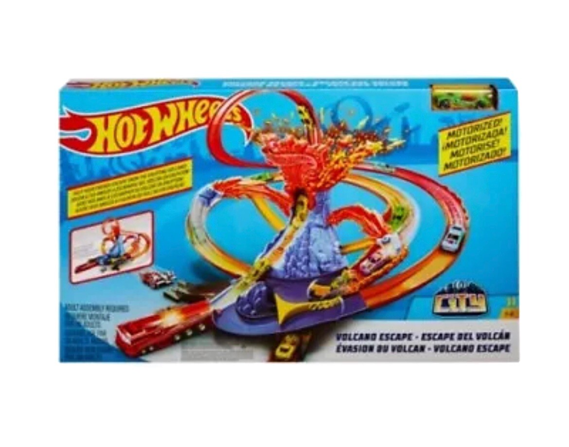 Hot Wheels Volcano Escape Playset NEW