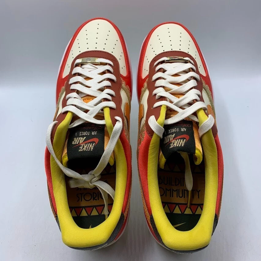 Nike Air Force 1 Low '07 Premium Little Accra Naranja Rojo DV4463-600 Hombres Talla 11 Foto 4 de 4