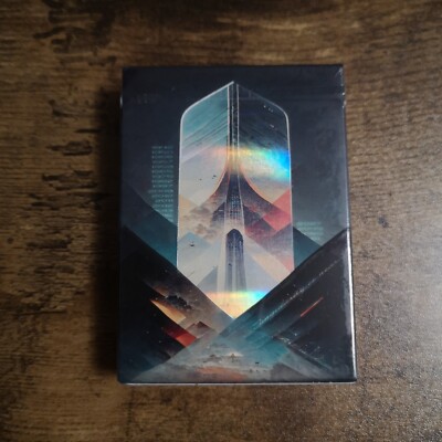 David Blaine Singularity AI Playing Cards New Red Black Inc 2048 Limited Ed Deck