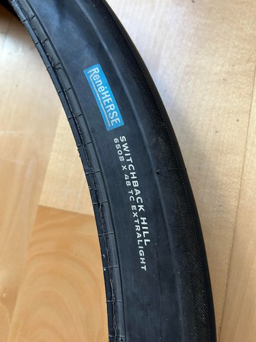 Rene Herse Panaracer 650b x 48 mm Switchback Hill Extralight Tire Very Low Miles