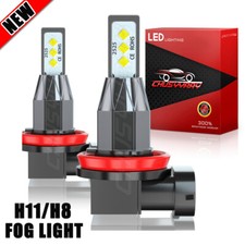 For Nissan Sentra 2013-2018 2019 Bright White 6000k LED Fog Driving Light Bulbs