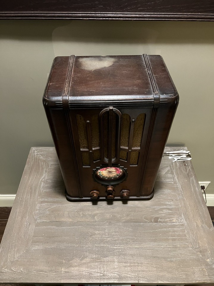 VINTAGE ART DECO ZENITH TOMBSTONE RADIO 5 S29 1936 eBay