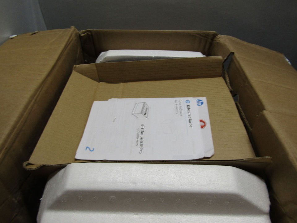 HP Color Laser Printer Jet Pro 4201dn White / Blue eBay