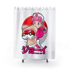 Nurse Joy/ Anime/ Manga/ Waifu/ Lewd/ Adult Shower Curtains