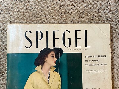 Vintage Spiegel Catalog 1953 Spring And Summer Fashion | eBay