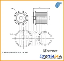 Hydraulic Filter, Automatic Transmission BLUE PRINT ADBP210101