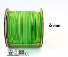 6 mm Single Core Conduit Cable 6491X Blue Brown Earth Yellow / Green Wire