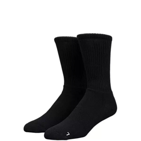 2022 NWT STINKY ALL BLACK SKATEBOARD SOCKS $15 L/XL Black Everyday