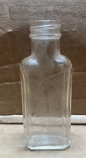 Vintage Jo-Cur Hair Tonic Bottle Embossed 1930s Made In USA On bottom