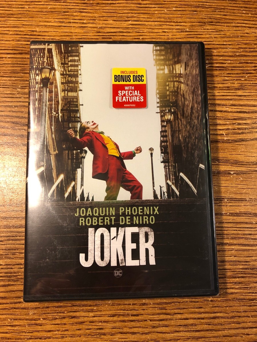 Joker DVD 2-Disc + Special Features Joaquin Phoenix Robert De Nero