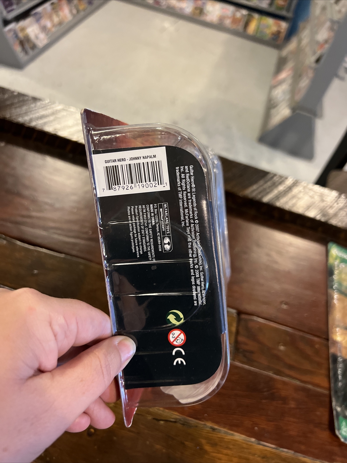 Guitar Hero III LEGENDS OF ROCK Johnny Napalm Action Figure 2007