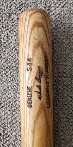 Wade Boggs Boston Red Sox Louisville Slugger 125 Genuine S44 Full Size Bat 33in - Picture 3 of 8