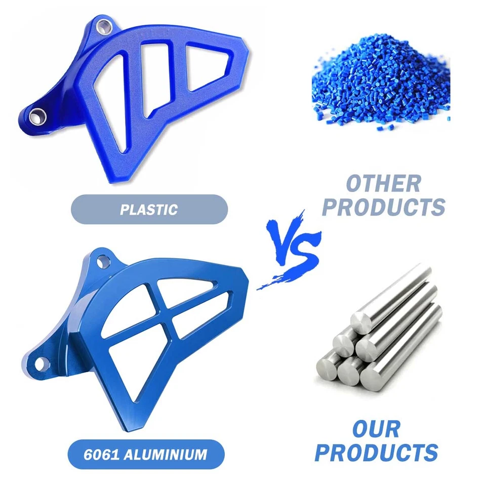 Billet Aluminum Engine Sprocket Cover Case Saver Guard for Yamaha YZ125 1993-04 Foto 3 de 4