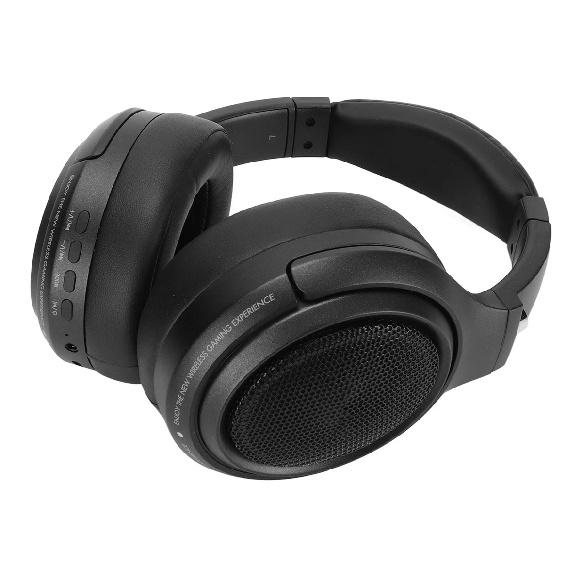 Black Gaming Headset Rechargeable 2.4G ABS PU Wireless Gaming Headset 3