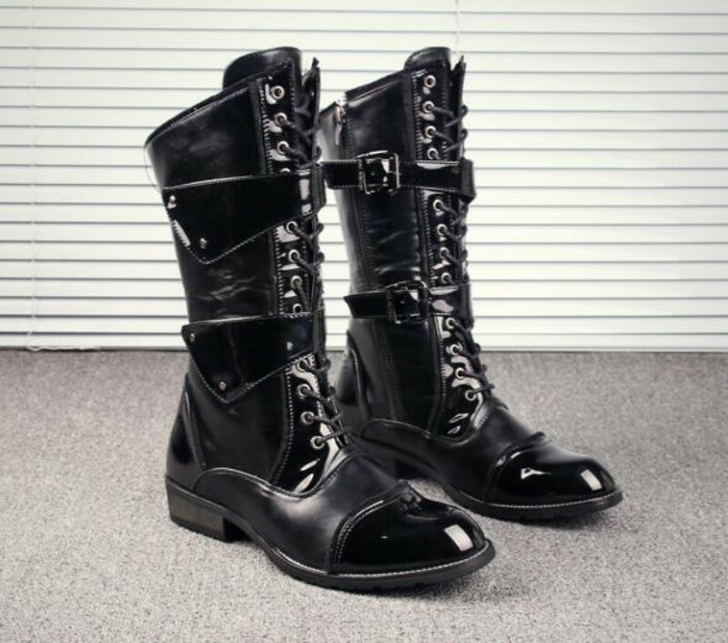 knee high trainer boots