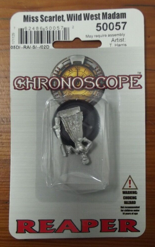 Reaper Miniatures: Chronoscope: Miss Scarlet, Wild West Madam # 50057