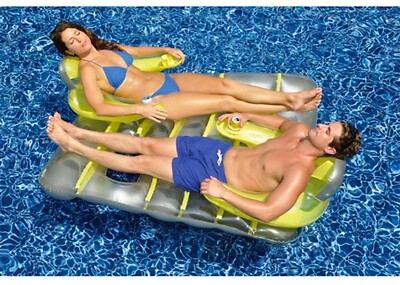 Swimline Face 2 Face Double Lounger Swimming Pool Float - 9042