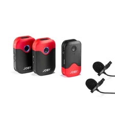 Joby Wavo Air 2.4Ghz Wireless Microphone System with Two Transmitters Designed M