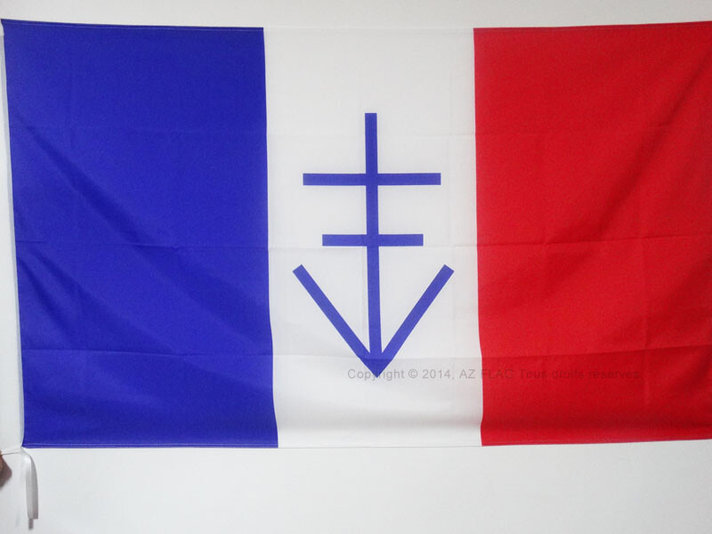 Drapeau de la Résistance Vercors 150x90 cm Pavillon Historique pour Commémoration