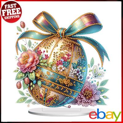 Ostern Osterei Diamond Painting Tischplatte Ornamente Kit für Home Office Dekor