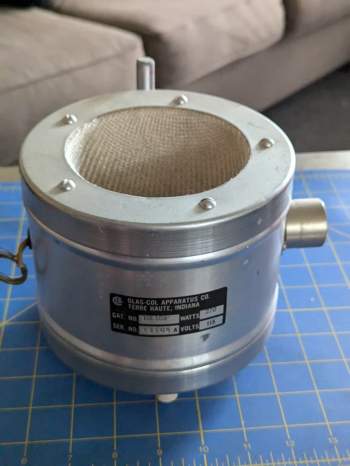 Lote (3) de mantos calefactores de aluminio Glas-Col, TM106+108+110, sin cables sin probar Foto 3 de 4