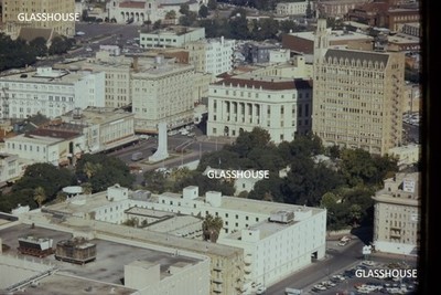 LOOKING NORTH FROM TOWER OF AMERICAS, SAN ANTONIO, TX 1971 PHOTO SLIDE #4