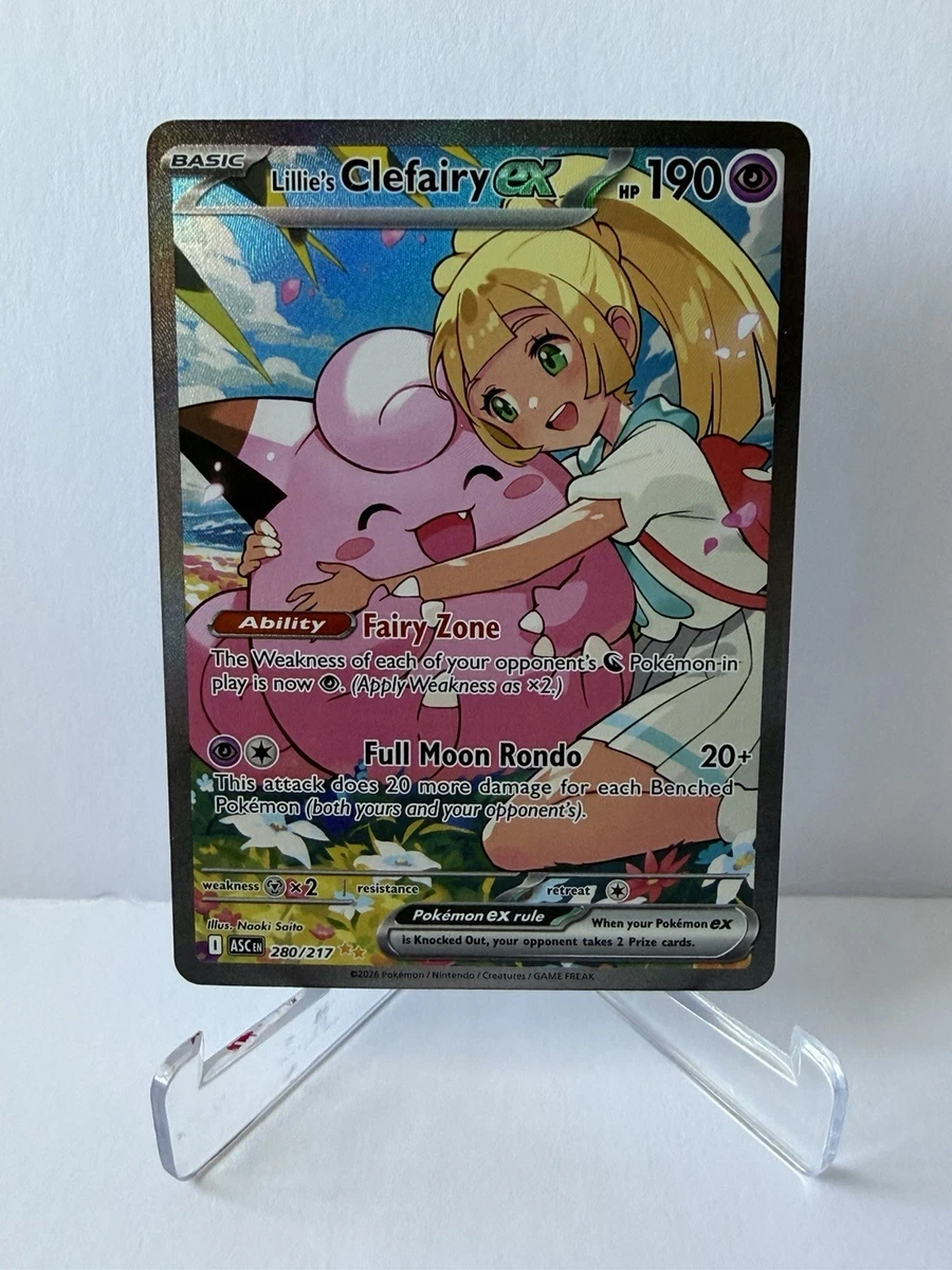 Lillie's Clefairy Ex Pokémon TCG Cards for sale | eBay