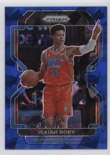 2021-22 Panini Prizm Blue Ice Prizm 56/125 Isaiah Roby #133 7n6