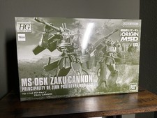 P-Bandai HG 1/144 MS-06K Zaku Cannon Gundam Origin -us Seller-
