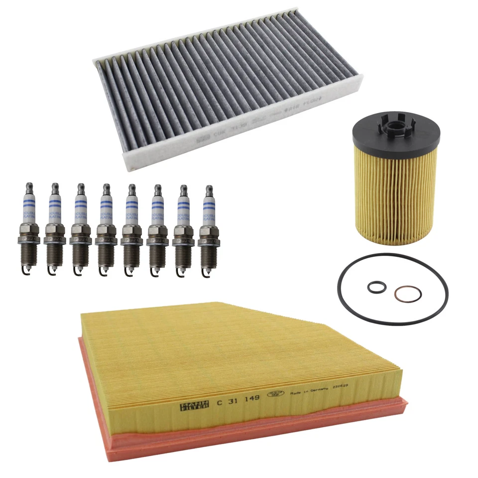 Kit de servicio de filtro Mann para BMW 550i Foto 2 de 2