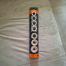 Magnusson 3/8" Drive Socket Rail 7 Pieces