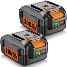 1 2Pack For WORX 20V 6.0AH Extend Lithium Battery WA3520 WA3525 WA3575 WG155 US