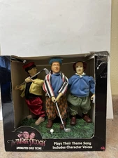 2002 The Three Stooges Animated Golf Scene In Box Works