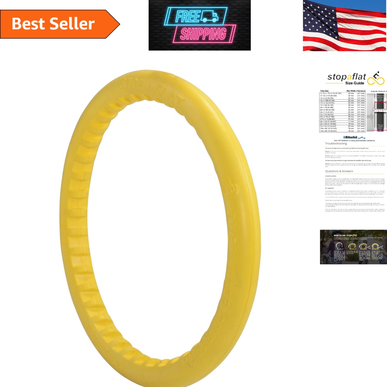 Tubes Puncture-proof Thorn-resistant No-flat 26 X 2.125" Sto
