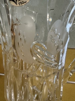  Lead Crystal pitchers. '' Las Aves The Birds''  