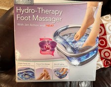 Homedics HYDRO-THERAPY FOOT MASSAGER Jet Action and Heat FB-200-NEW