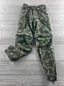 Eddie Bauer Boys Size 12 Camo Cargo Hunting Pants (1050) Convertible