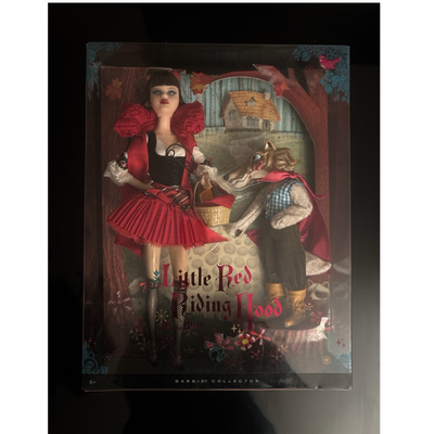 #ad Mattel Barbie Collector Little Red Riding Hood Doll amp; Big Bad Wolf 2pc Set NRFB $179.99