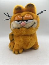 Vintage Dakin Garfield 8" Sitting Plush Surly Sassy Retro 80s Nostalgia Cartoons