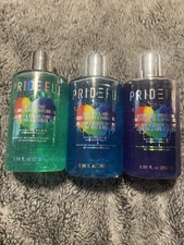 New Prideful LOT OF 3 Scented Bath & Shower Gel 8.96 fl oz each 