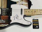 ROB LOWE SIGNED PARKS AND RECREATION ELECTRIC GUITAR CHRIS TRAEGER JSA COA — photo 2
