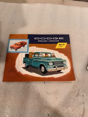 1959,1960 dodge truck. sales. brochure