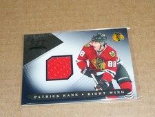 2010/11 Panini Luxury Suite PATRICK KANE GAME JERSEY BLACK BLACKHAWKS 1/1 H6358