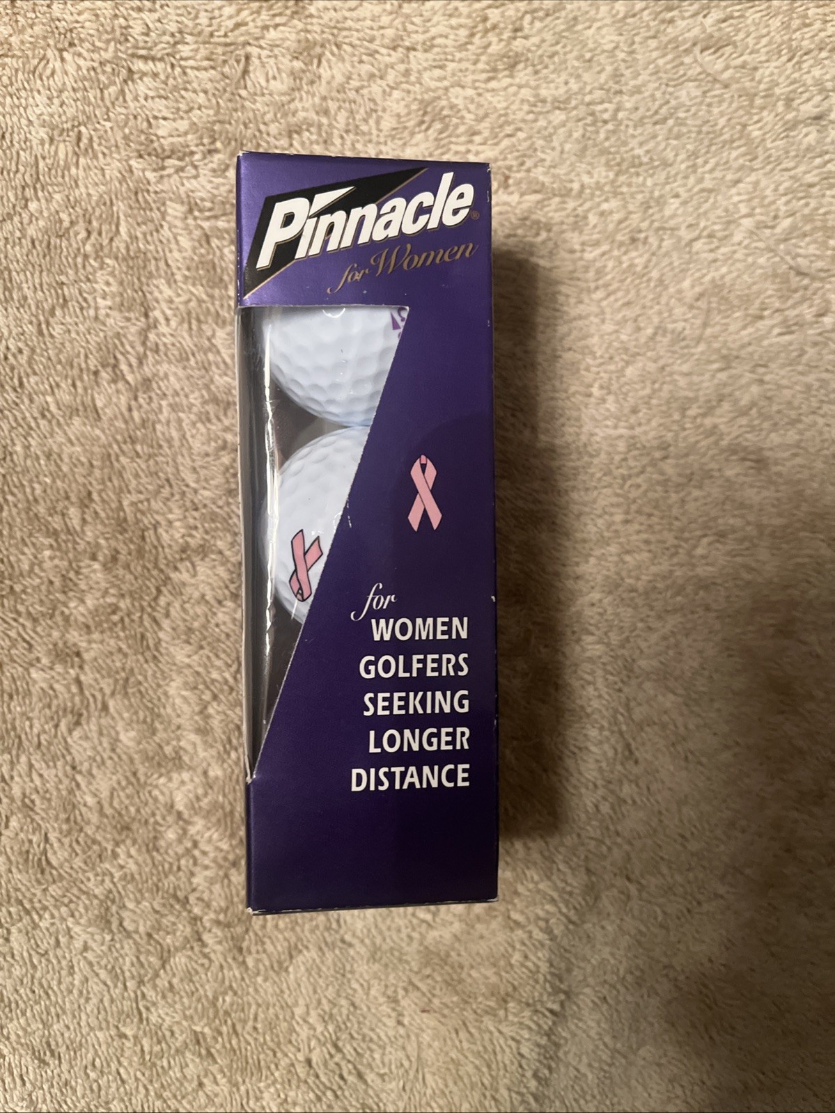 Balls Breast Cancer Pink Ribbon 3 Balls 1 Sleeve New