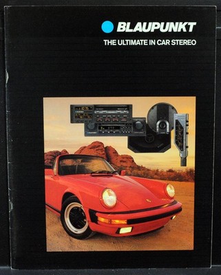 Blaupunkt - Full Line Car Audio Sales Brochure - 1987 - 50 pages