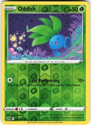 Oddish 001/159 Crown Zenith Reverse Holo Common