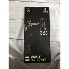 FLO 360 Inflatable Boxing Tower 5 Feet Tall Freestanding Punching Bag with Pump