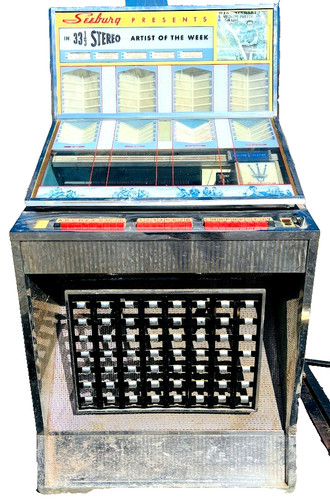 1960 SEEBURG JUKEBOX Q160SH Select-O-Matic Artist of Week Vintage Music Juke Box